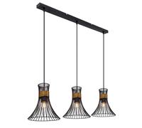 Lampe suspension plafonnier OR NOIR salon salle à manger éclairage lampe design treillis dans un ensemble comprenant des ampoules LED