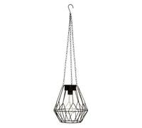 Lampe Suspension Solaire "Flave" 20cm Noir