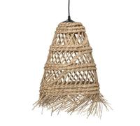Lampe Suspension Tressée "Lahys" 48cm Naturel