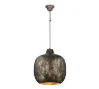 Lampe Suspension Vintage "Salyer" 43cm Or