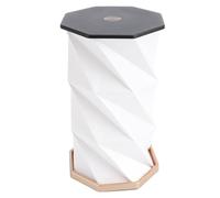 Lampe Tactile à intensité Variable, Veilleuse à Piles, Lanterne en Papier Pliable Rotative avec Lampe de Bureau sans Fil pour la Maison, le Bureau, la Chambre à Coucher, le Salon