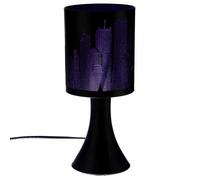 Lampe tactile New york Violette / Noire.