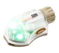 Lampe tactique infrarouge stroboscopique d'identification militaire avec lumière LED visible constante et signal de survie stroboscopique (vert clair)