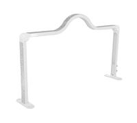 Lampe Technologique à Ongles Pliable, Half Moon Nail Desk Light Professional 3000-6000K pour l'extension des Cils (Prise UE)
