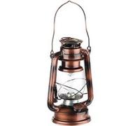 Lunartec Lampe-tempête à LED effet flamme vacillante Bronze