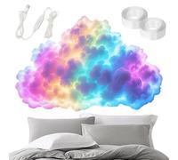 Lampe tempête - Lampe | Kit LED Thundercloud 3D - 1 paquet pour décoration de chambre, musique à changement de couleur, plafonnier créatif en alimenté par USB, éclairage d'ambiance