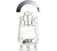 Lunartec Lampe-tempête LED à piles à intensité variable 200 lm 3W 8000K Argent