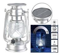 Lunartec Lampe-tempête LED solaire à intensité variable 200 lm, 3 W