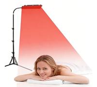 Lampe thérapeutique à lumière rouge complète - Support réglable et montage mural - 30 LED 660 nm / 850 nm - 3 modes - 5 niveaux de luminosité - Minuterie - Utilisation à domicile - Cadeau idéal pour