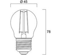 Lampe TOLEDO Retro 250lm 827 25g - SYLVANIA - 0027239 n.c. G