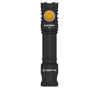 ArmyTek Partner C2 Magnet USB Warm LED Lampe de poche avec clip ceinture, avec étui à batterie 1020 lm 118 g