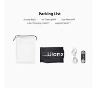 Lampe torche à air Ulanzi UA20 20 W, pliable et portable, bicolore