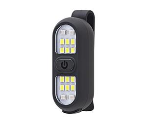 Lampe torche à clip, lampe de course pour coureurs, lumières de sécurité rechargeables pour marcher la nuit, lampe mains libres, lumière LED portable de travail, avertissement clignotant, camping