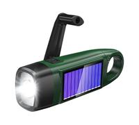 Lampe Torche À Énergie Solaire LED portable à longue portée avec crochet