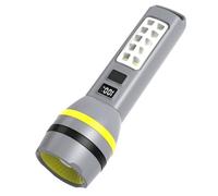 Lampe torche à énergie solaire : torche d'urgence en plein air avec manivelle USB et manuel | Lanterne solaire portable pour le camping, la randonnée, la survie, lumière étanche, lampe à main avec