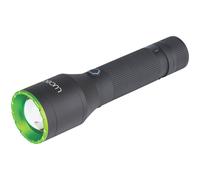 Lampe torche à LED rechargeable Luceco noir/vert 1 000lm