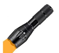 Lampe Torche avec Lumière Ambre, WESLITE Lampe Torche 2 en 1 avec Lumière Blanche et Ambre 550nm-590nm, 2 Modes Coucher de Soleil Lumière Jaune Zoomable pour l'extérieur, Vision Nocturne, Photographie