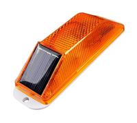 Lampe Torche D'avertissement Solaire - Lampe De Balise Super Lumineuse | Voyant D'avertissement À Énergie Solaire, Voyant D'avertissement Clignotant Pour La Construction, La Sécurité Routière