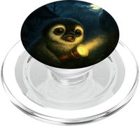 Lampe Torche de Nuit effrayante Pingouin fantôme d'halloween PopSockets PopGrip pour MagSafe