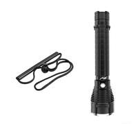 Lampe torche de plongée avec LED P70, 4000 lumens, étanche jusqu'à 50 m, idéale pour la plongée, la pêche, le camping et les activités de plein air (D)