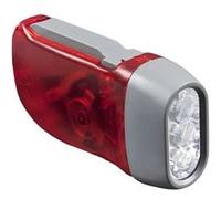 Lampe torche de poche rechargeable système dynamo à 3 LED !