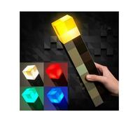 Lampe torche décorative Minecraft - TEKPLAY - Rechargeable 4 couleurs enfants nuit