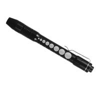 Lampe Torche d'Examen LED Stylo pour Bouche et Œil, noir | Alliage d'Aluminium, Poignée Confortable, Usage Emt et Infirmiers, Camping, Urgences Extérieures