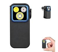 Lampe torche EDC rechargeable avec chargement de type C et trois sources de lumière, batterie intégrée de 580 mAh, étanche IPX6, lampes de poche magnétiques portables pour camping car, randonnée