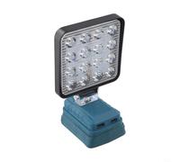 Lampe torche électrique portable avec fonction Power Bank pour batterie Bosch Liion pour éclairage extérieur et travail (B)