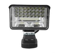 Lampe torche électrique projecteur pour batteries Li-ion 18 V 12,7 cm pour camping et études (B)