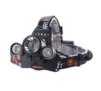 Lampe torche frontale - CREE - 3x XM-L T6 - 6000LM - Rechargeable USB - Étanche