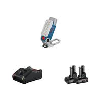 Lampe torche GLI 12V-330 + 2 batteries 12V 6 Ah + 1 chargeur GAL 12V-40 BOSCH