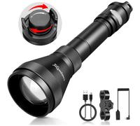 Lampe torche infrarouge rechargeable H5 940 nm, pour la vision nocturne avec interrupteur à pression déporté