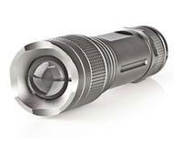 Lampe Torche LED 5W 330lm IPX5 Portée 200m en Aluminium Nedis Gris Gris