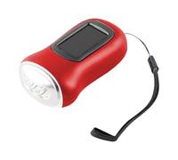Lampe torche LED à remonter - Lampe de poche d'urgence | Lampes de poche LED à manivelle avec sangle lumineuse | Lampes solaires étanches | Projecteur | Lampe d'extérieur pour extérieur, survie