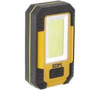 EDM Lampe torche LED 500 lumens COB avec crochet et aimant