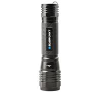 Lampe Torche LED Blaupunkt Super Lumineuse 1600 Lumens 3 Modes, Focalisation Réglable, IPX4 Résistante à l'Eau, Alliage d'Aluminium, Longue Durée Poignée - Cadeau Randonnée Camping Urgences