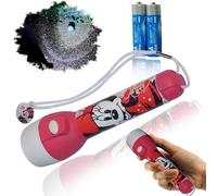 Lampe torche LED en plastique Disney Avengers - Grande lampe de poche et veilleuse - Cadeau de Noël pour garçons et filles à partir de 3 ans - Grande torche en plastique Minnie Mouse