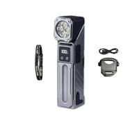 Lampe torche LED étanche multi-mode - Lampe torche magnétique haute puissance avec bandeau | Lampe torche super lumineuse 1000 avec mise au point zoomable pour la randonnée, la pêche