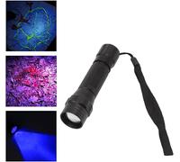 Lampe Torche Led,Lampes De Poche Led Bleues, Zoomable, En Alliage D'Aluminium, Torche De Chasse Pour Suivi Du Sang En Plein Air