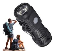 Lampe torche LED magnétique - Lampe de poche rechargeable multifonctionnelle avec clip pour stylo, étanche et lumineuse, parfaite pour le camping, la randonnée, la sécurité et l'utilisation