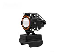 Lampe torche LED multifonction 21 V avec haut-parleur, double alimentation pour source AC DC, lampe de travail portable avec mode stroboscopique pour l'extérieur, pour batterie vendue séparément