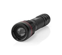 Lampe Torche LED 10W 1000lm IPX7 Portée 200m Rechargeable USB-C Nedis Noir Noir G