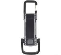 Lampe torche LED portable avec crochet rotatif pour éclairage mains 5 modes d'éclairage Fort, moyen, faible, stroboscopique, SOS, charge rapide prise en charge (noir)