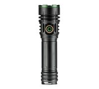 Lampe torche LED portable en alliage d'aluminium 4 modes | Protection de voiture, navigation sur sentier, campings de randonnée, commutations nocturnes, secours ménagers