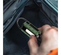 Lampe Torche LED Porte-Clés,Rechargeable par USB Lampe Torche Miniature Porte-Clés - Équipement Étanche d'Extérieur pour Sécurité Domestique, Randonnée, Pêche, Camping et Voyage