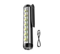 Lampe torche LED rechargeable, puissante lampe de poche tactile, lampe torche de voiture, lampe de poche magnétique, lampe de poche professionnelle haute puissance, petite lampe de poche pour