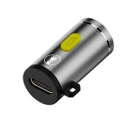 Lampe Torche LED Rechargeable - Puissante Portable Camping | Éclairage Extérieur Avec Câble Type-C Externe, 210-230 Lum?ns, Alli? Aluminium, Tour De Cou Porte-Clés