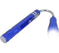 Lampe torche LED Tête flexible Lampe torche torche avec aimant Télescopique Flexible 3 LED Lampe Pick Up Tool Lampe Lumière (Bleu)