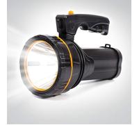 Lampe Torche Led Ultra Puissante Rechargeable Grande 4 batterie 10000mah,Grosse Piles Portable Lampe de Poche Portative Haute